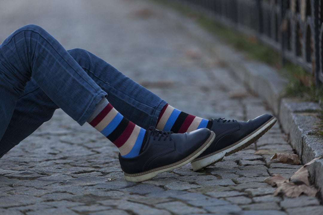 Men's Traditional Stripes Socks (5-Pack) - Castlebeard