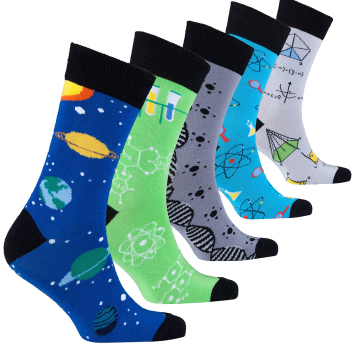 Men's Nerd Socks (5-Pack)
