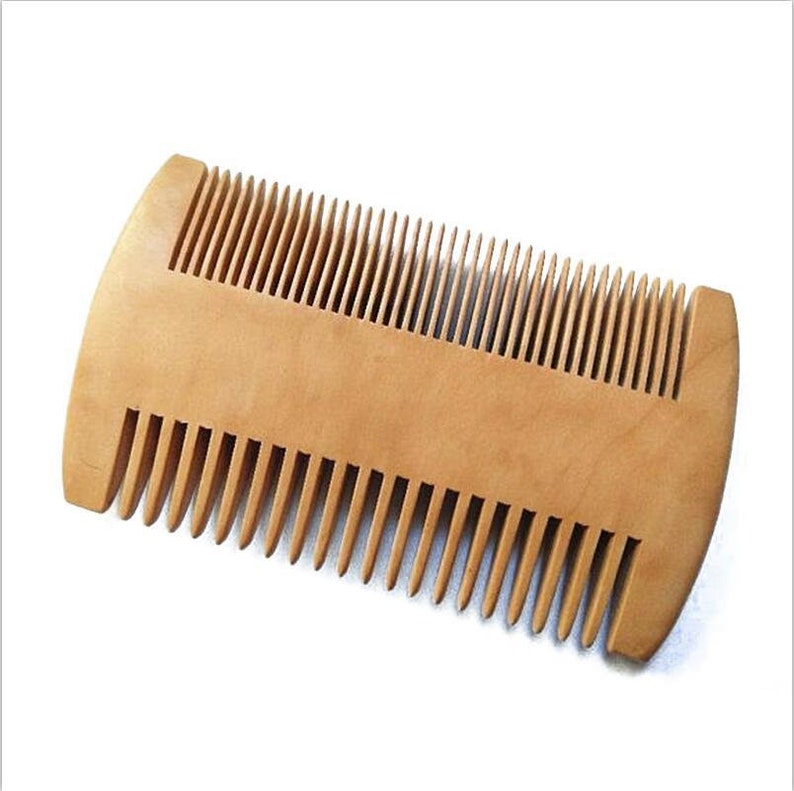 SANDALWOOD MUSTACHE COMB 3.75" X 2"